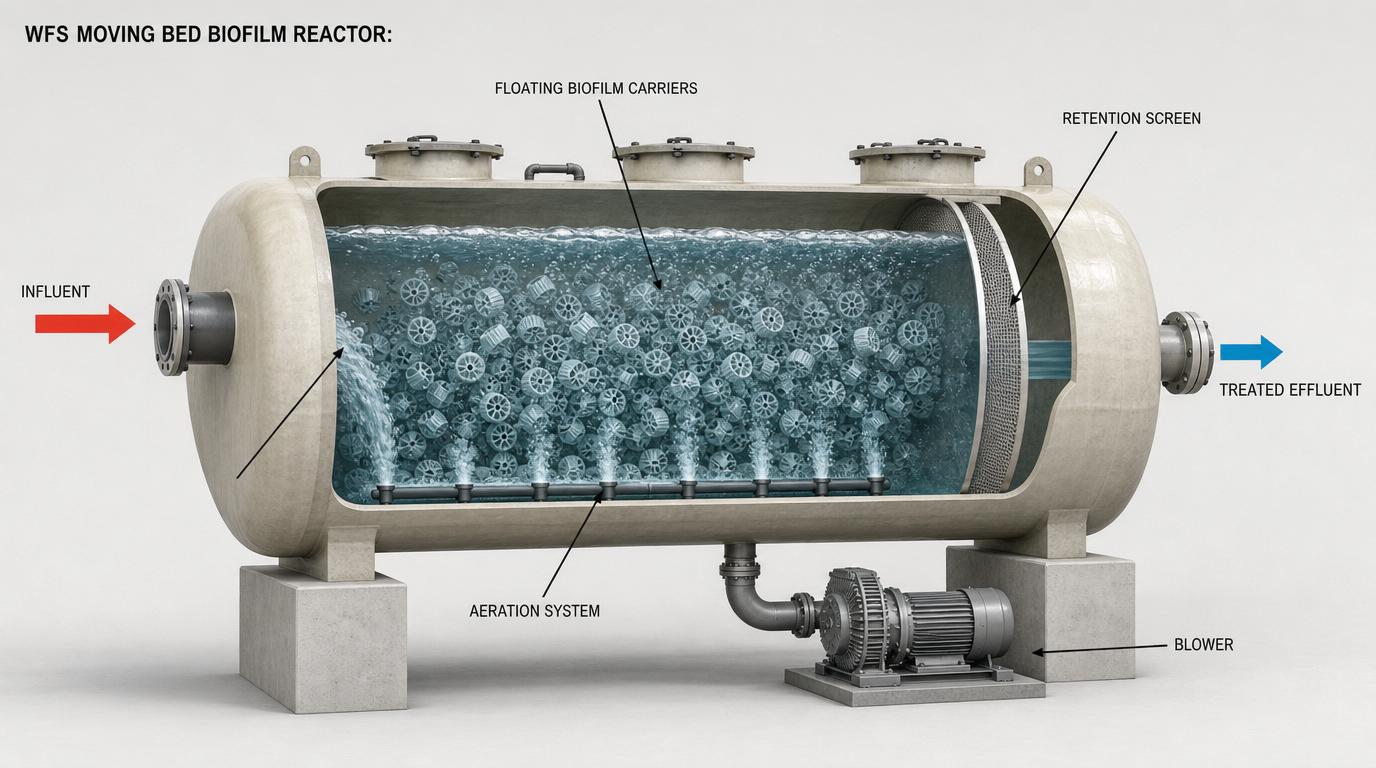 Moving Bed Biofilm Reactor