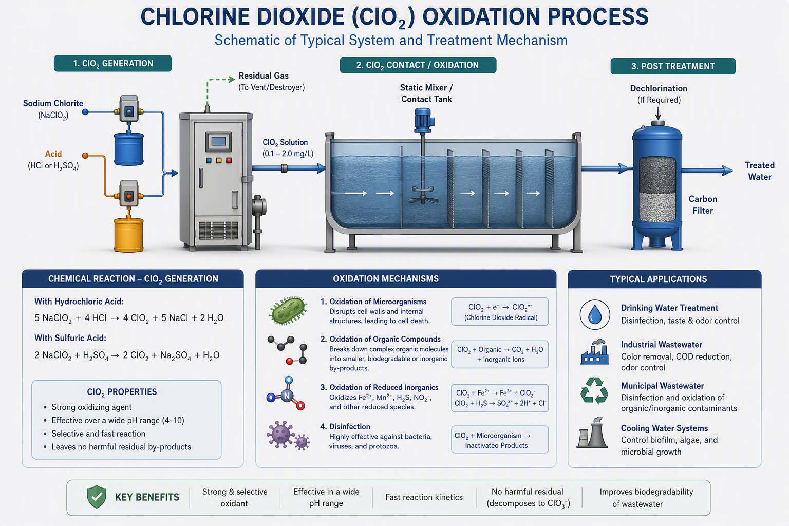 Chlorine Dioxide (ClO₂) Treatment