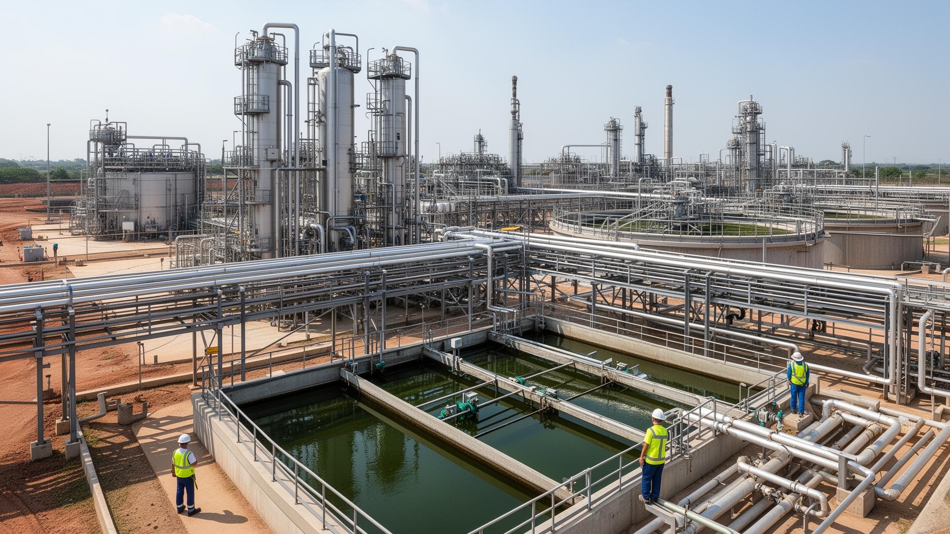 Sour-service produced-water treatment plant in high-alloy materials